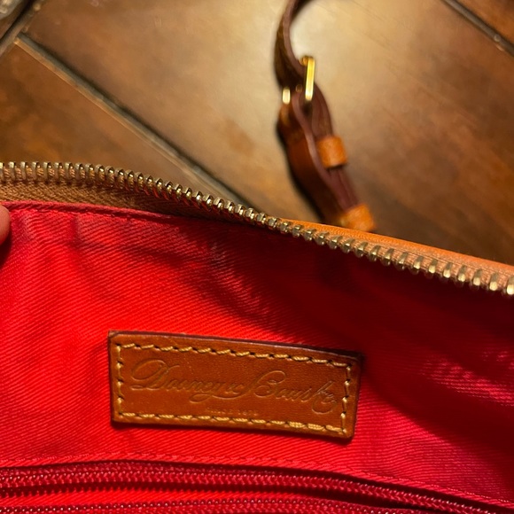 Dooney & Bourke NWOT monogram barrel satchel in green/blue color. - Picture 6 of 7